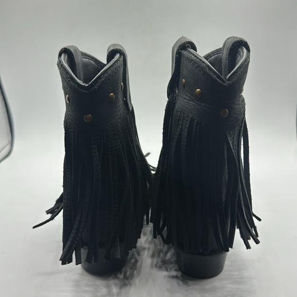 Old West Fringe Boots Girl Toddler - Picture 4 of 8